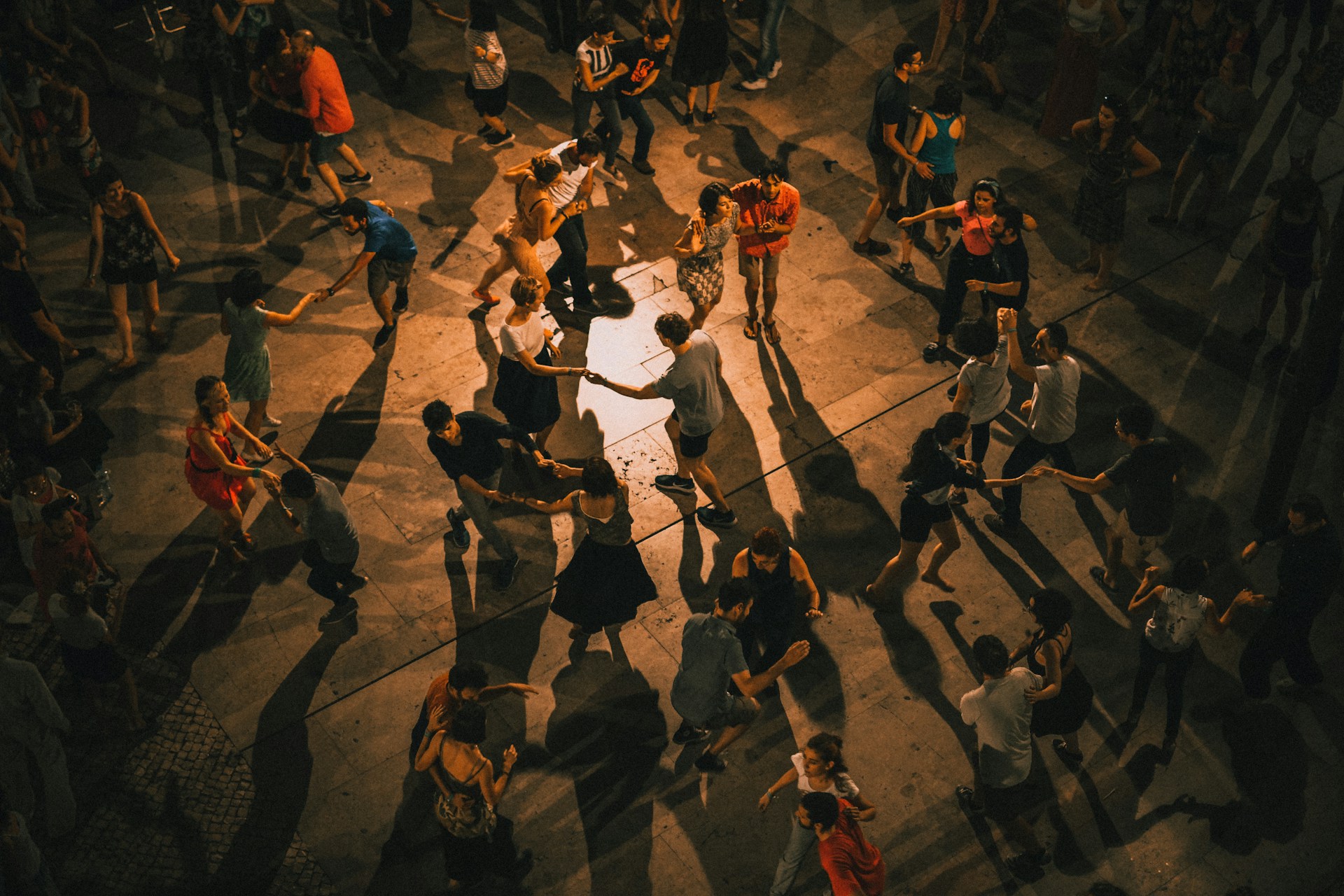 Bailarines de salsa